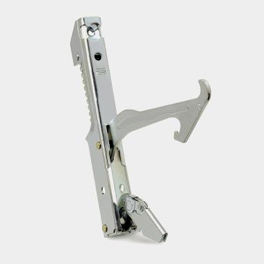 Fixed fulcrum visible cam hinges for door weights up to 9 kg